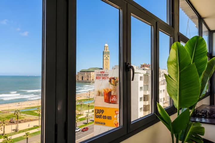 Amazing Sea View | Families/couples Only | Balcony - Casablanca