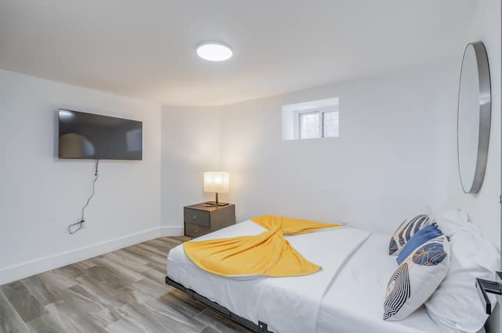 Dormitorio n.º 4: cama tamaño queen, televisor inteligente