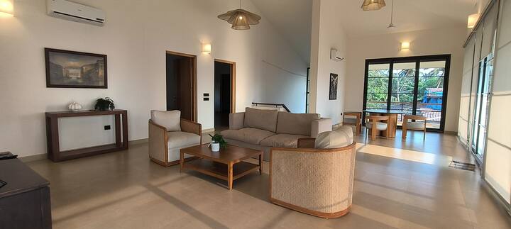 Living Room with the Sea View