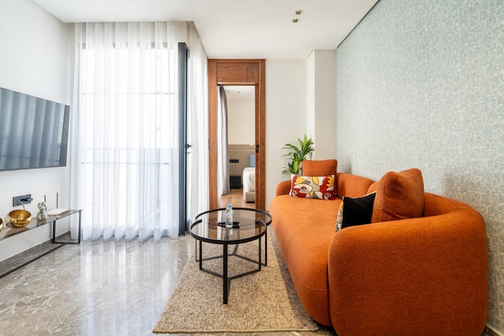 C18- Rooftop Pool • Luxury 1br • Triangle D’or - Casablanca