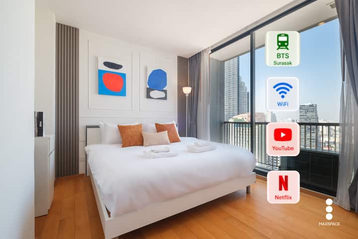 29fl Corner 2br/stunning River View/3 Min-bts&cbd - Bang Rak