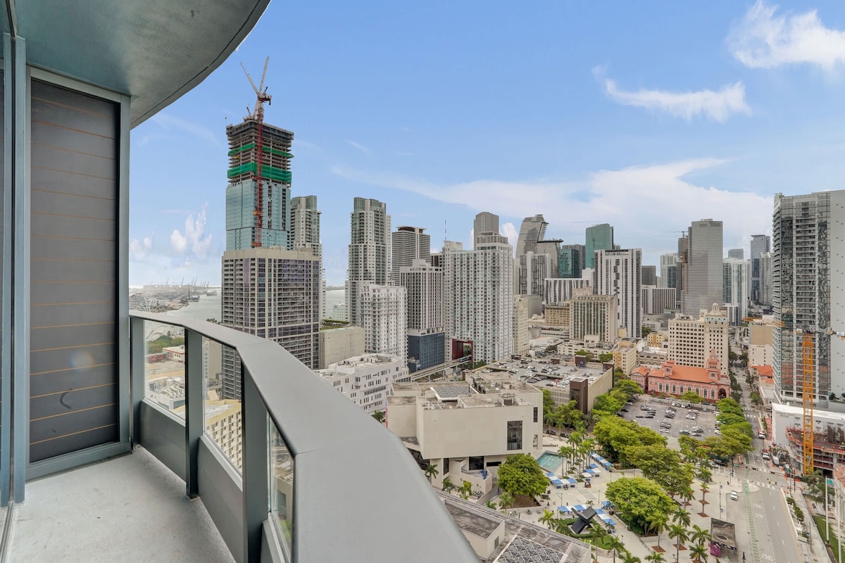 Trendy Miami Area, Downtown Miami 1/1 29th floor