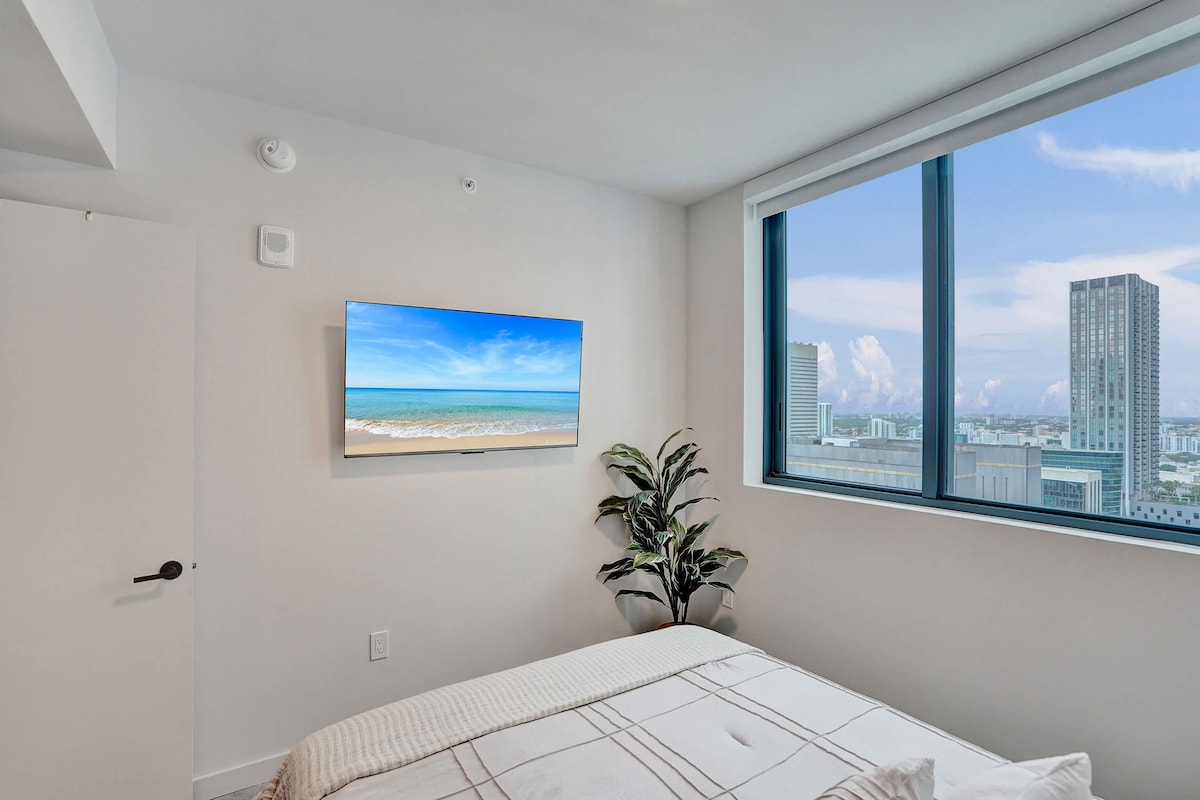 Trendy Miami Area, Downtown Miami 1/1 29th floor