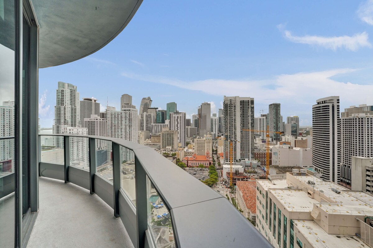 Trendy Miami Area, Downtown Miami 1/1 29th floor