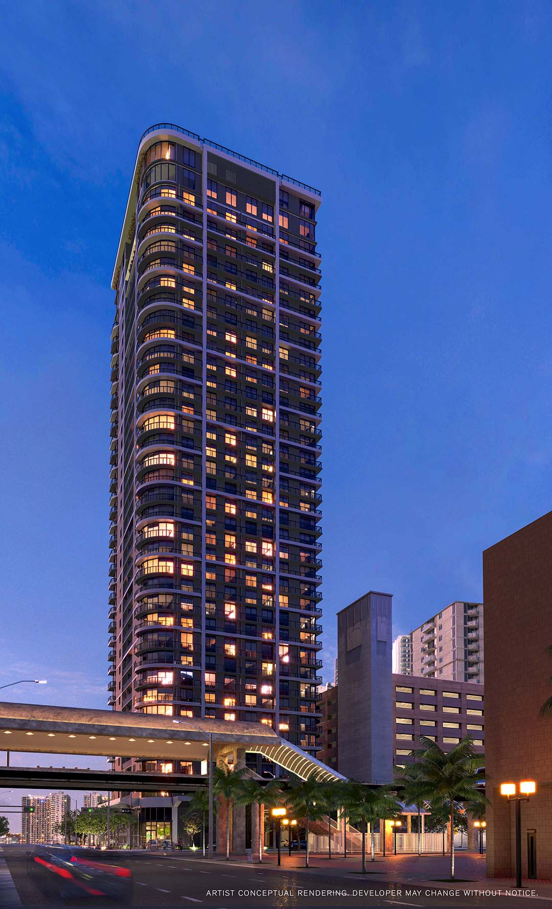 Trendy Miami Area, Downtown Miami 1/1 29th floor