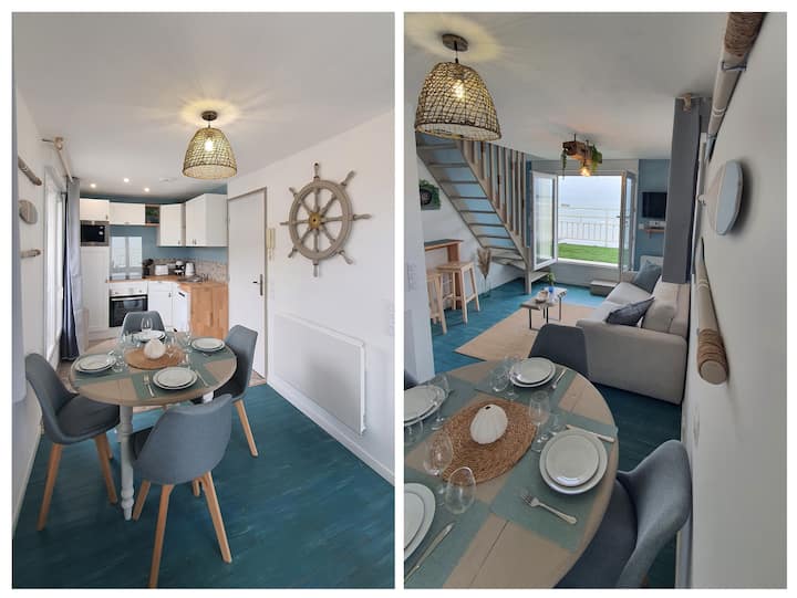 Le Nid Marin, Appartement Face Mer Avec Terrasse - Hardelot-Plage