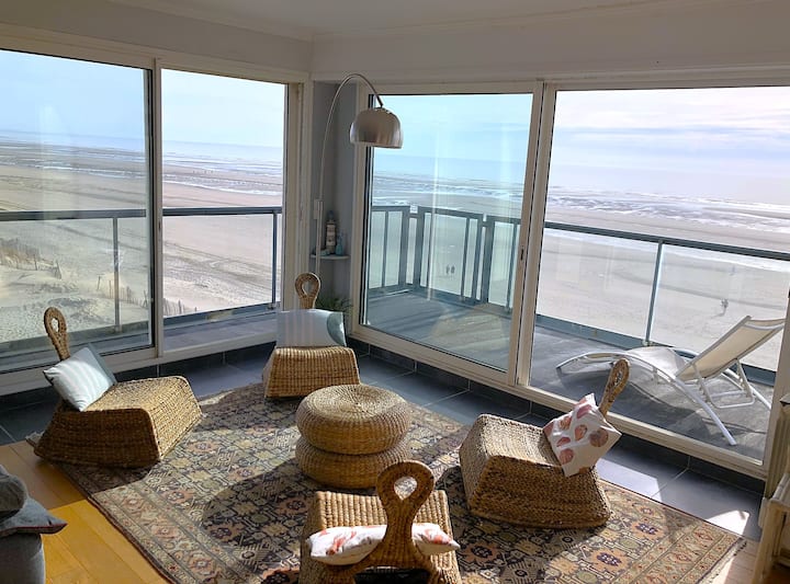 Vue Mer & Plage Exceptionnelle - 95 M2 - Terrasse - Fort-Mahon-Plage
