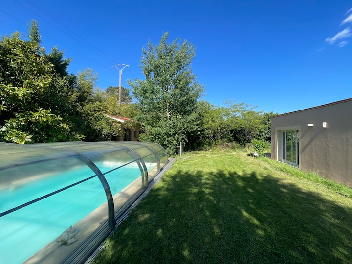 15 Min Lyon - Chambre Calme Accès Jardin Piscine - Dardilly