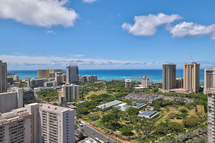 Epic 2 Br Penthouse Retreat At Hawaiian Monarch - 래니카이 비치