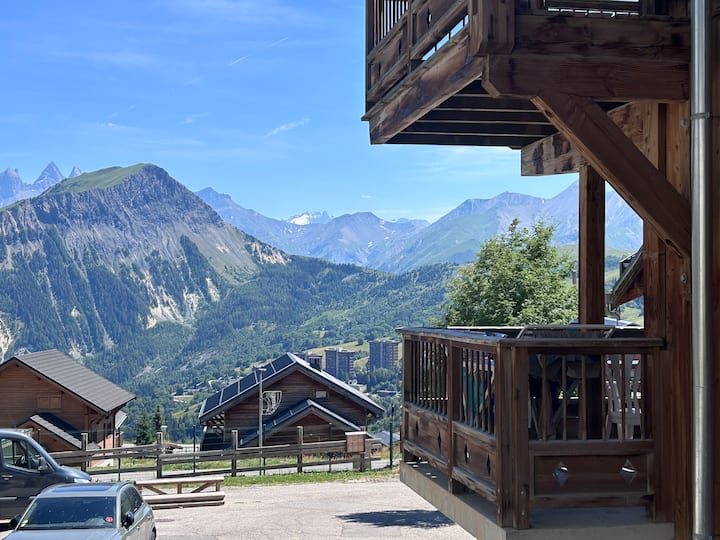 Charmant Appartement Dans Chalet à La Toussuire - Saint-Sorlin-d'Arves