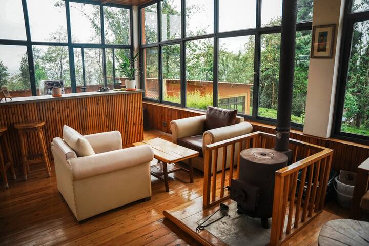 Rammed Earth Room - Main Villa | Queen Size Bed - Nepal