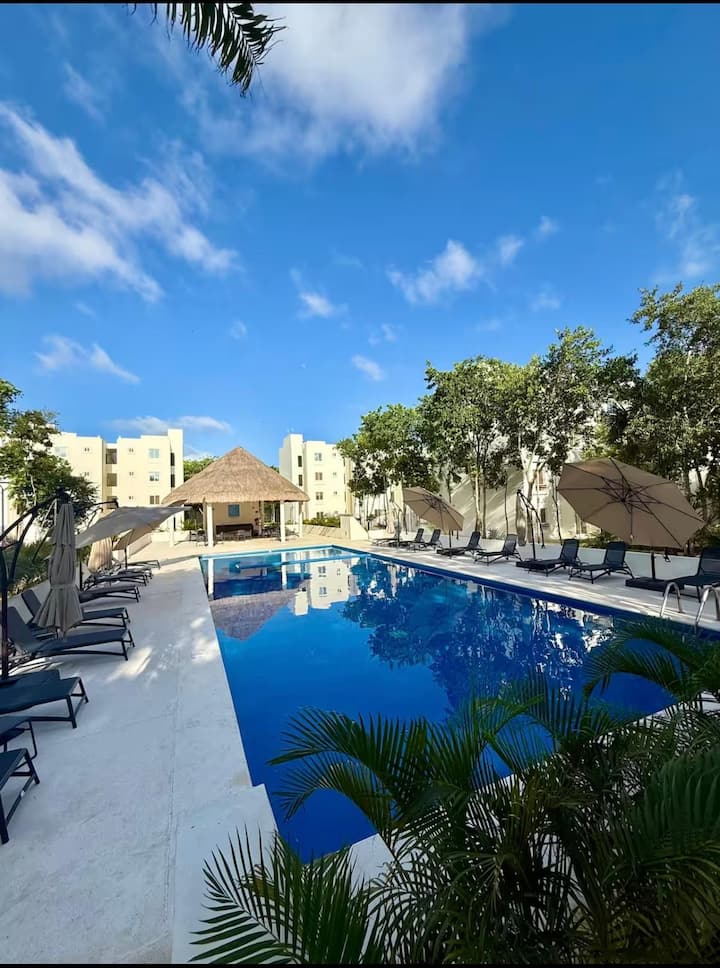 Modern Jungle Condo | Pools, Gym & Gated | Beach - Condominiums for ...