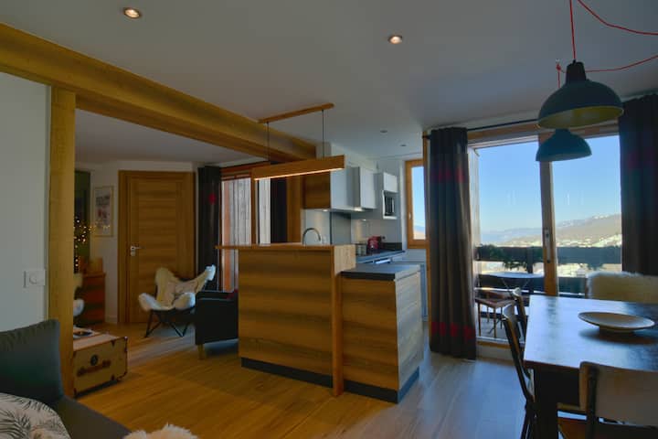 Schöne Wohnung. 3 Méribel Mottaret Schlafzimmer. Ski-in-ski-out - Les Menuires