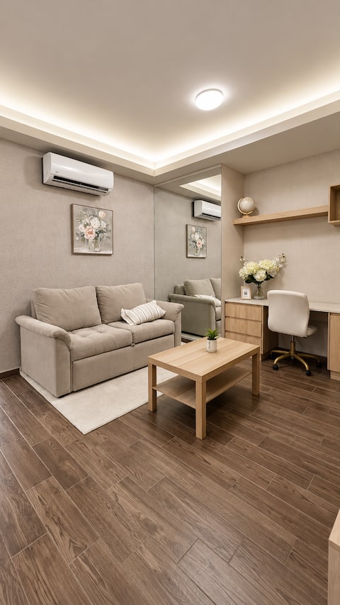 Popular Airbnb listing: LOFT apartment in Zona La Fe with 2 pools in La Victoria