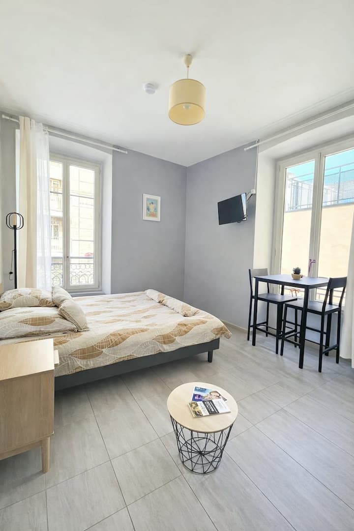 Studio Lumineux Et Climatisé Au Cœur De Nice - Nice