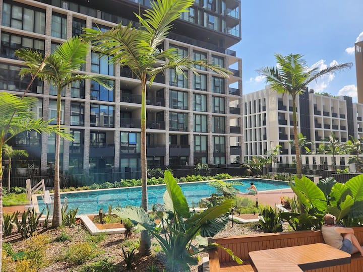 Resort 2br Next To Accor Stadium | Pool & Gym - 버우드
