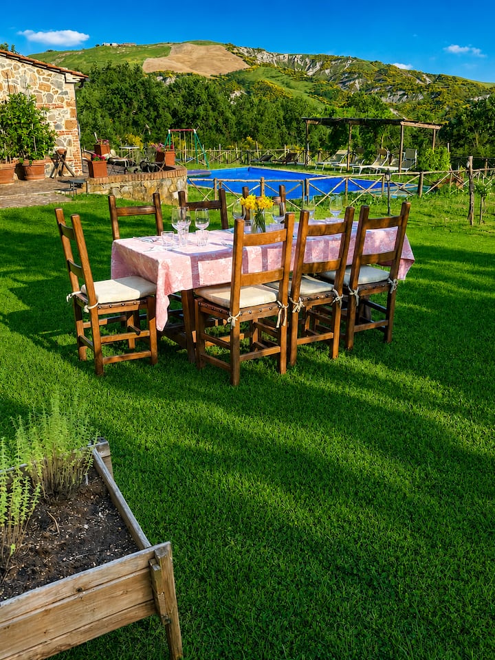 Podere San Giuseppe Piscina Vigneti In Val D'orcia - Abbadia San Salvatore