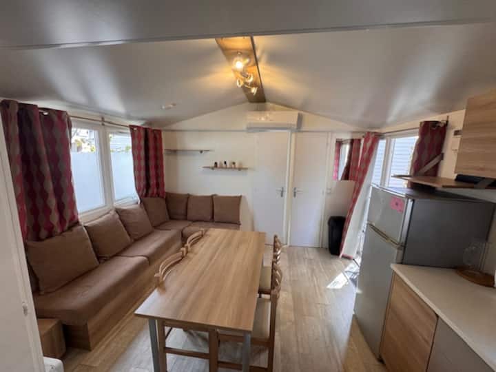 Mobil-home 3ch Proche Piscine à La Carabasse - Vias