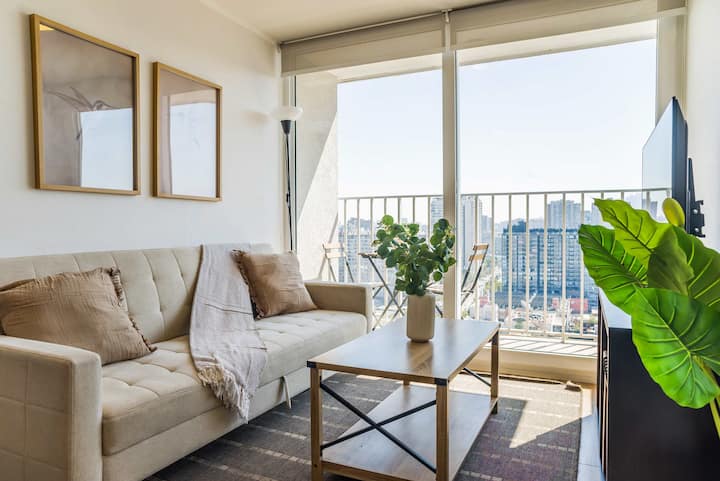 Modern Apartment In Nunoa Terrace And Pool - Santiago (Chile)
