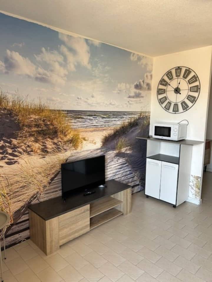 Studio 24m2 100m De La Mer Et Port - Valras-Plage