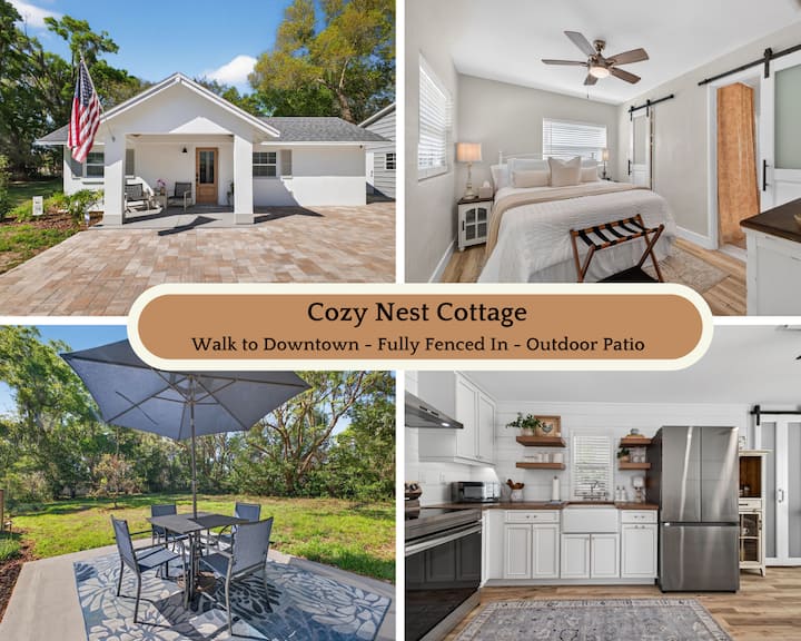 Walk To Dt Mt Dora Stylish Cottage Outdoor Space - Mount Dora, FL
