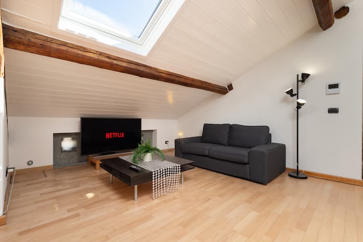 Elegant Attic Loft W/privateterrace Ac & Fast Wifi - Milan