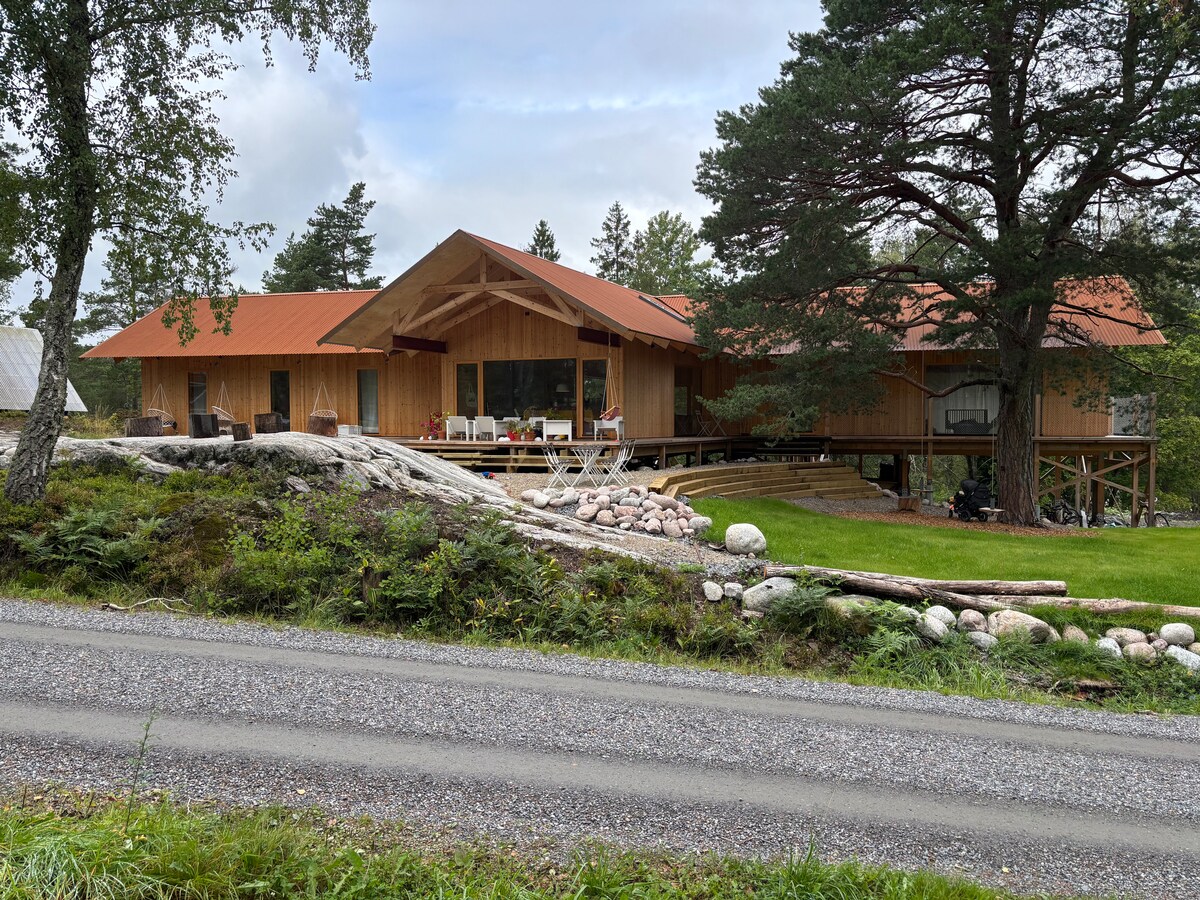 Architecture villa in the archipelago