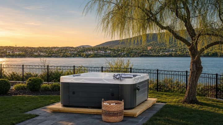 River Views & Hot Tub | Artisan On Washington - Newburgh, NY