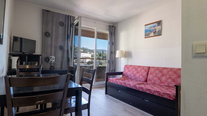Appartement Climatisé Avec Balcon Et Piscine - Grasse