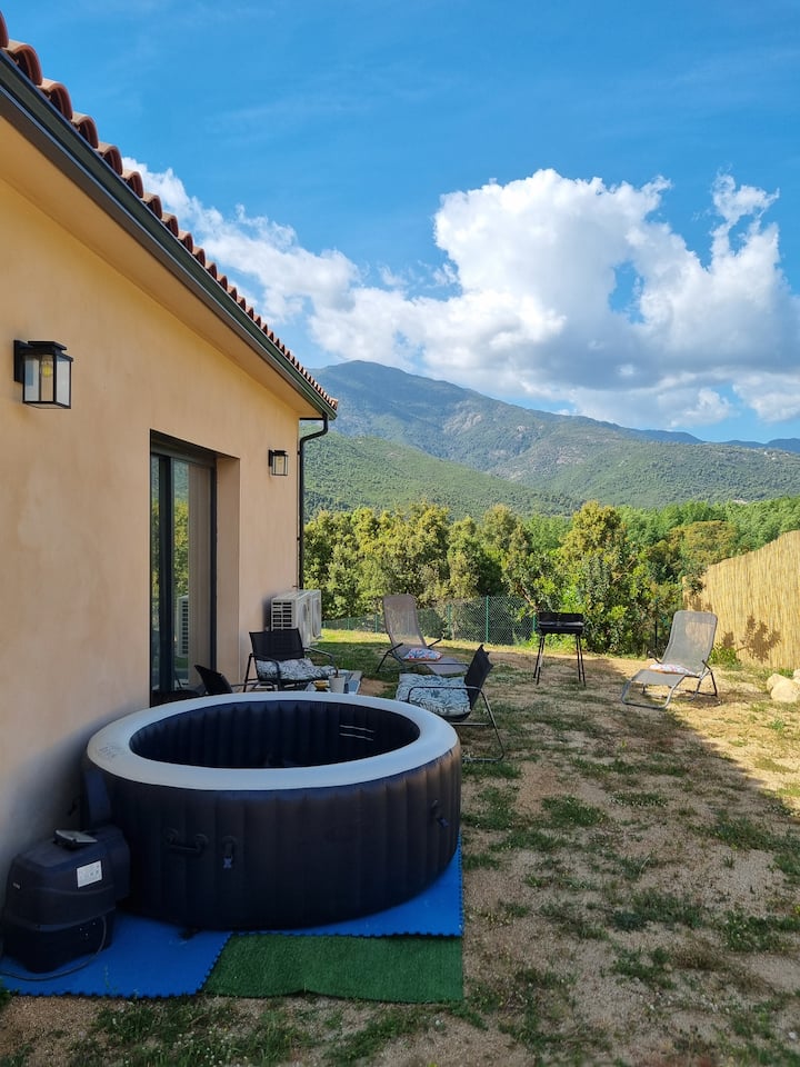 Maison Neuve Indépendante Avec Spa Privatif - Corse-du-Sud