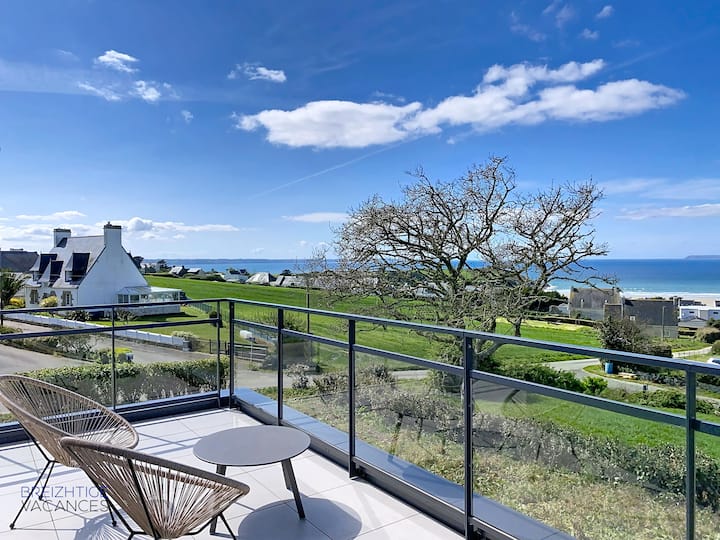 Villa Penn Gwen - Maison Luxueuse De 2025 -Vue Mer - Plomodiern