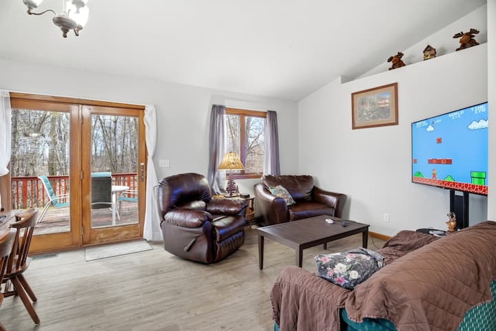 Private Lake Retreat With Fire Pit And Pool Table - Waterville, MN