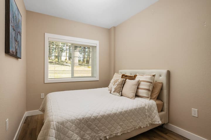 All the beds are updated and incredibly comfortable. Another feature that makes this rental so relaxing!