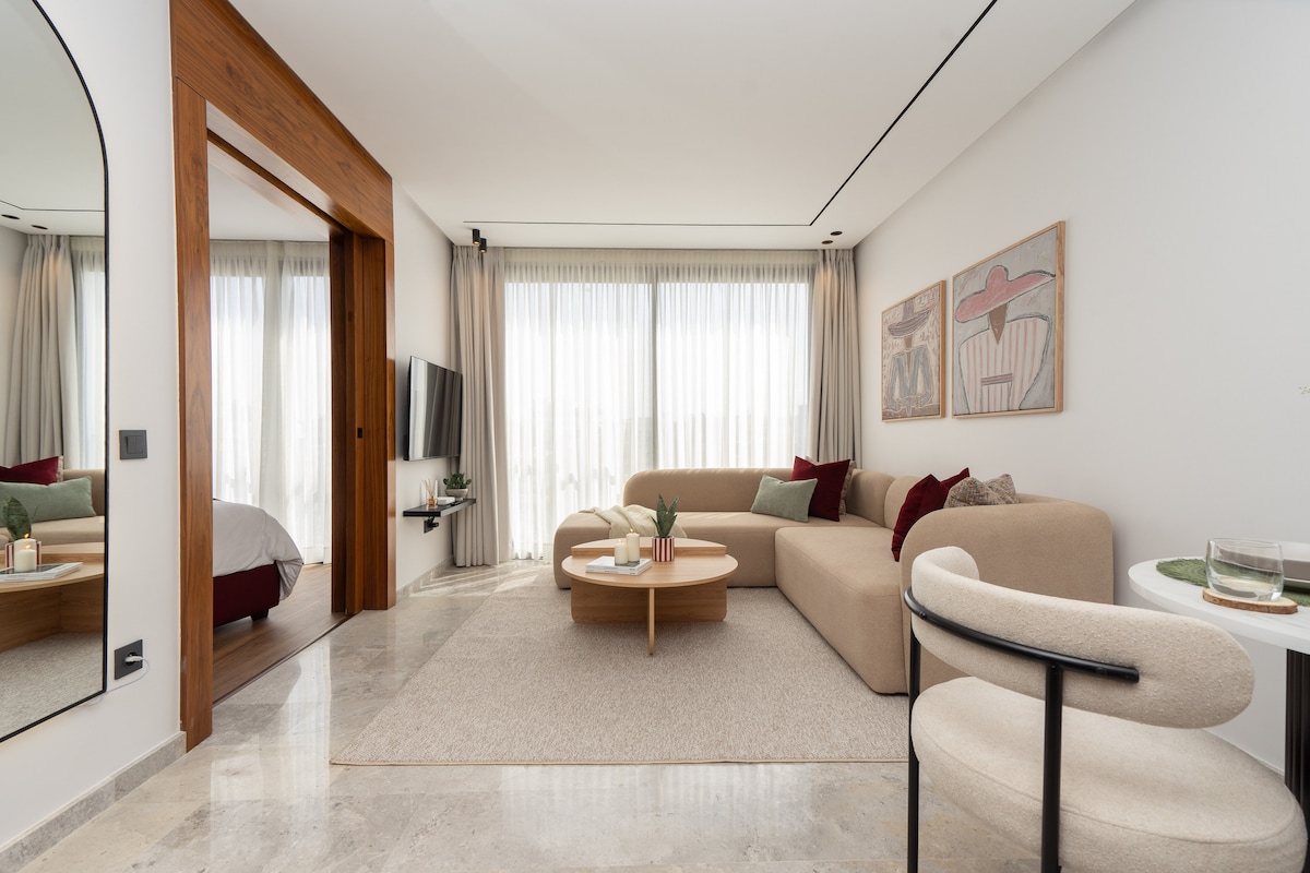 Rental unit in Casablanca  New  1 bedroom  1 bed  1 bathroom