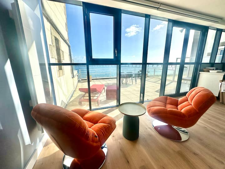 Appartement Centre-ville Vue Panoramique Sur Mer. - Roscoff