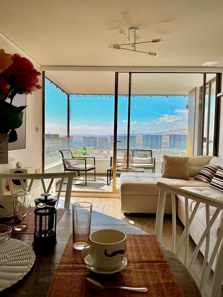 Depto. Moderno Con Terraza Y Vista Panorámica - Antofagasta