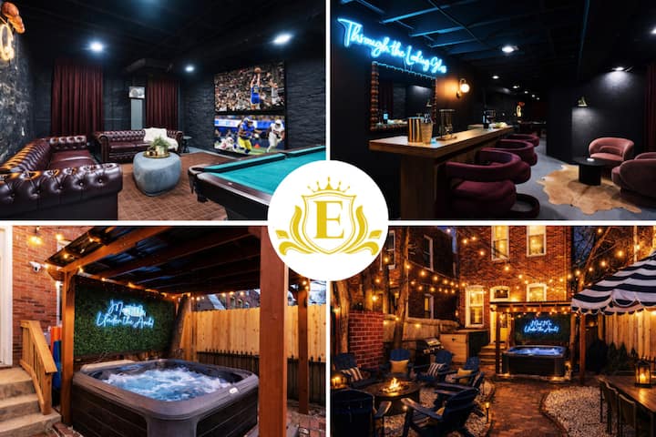The Lou Luxe: Epic Game Room, Hot Tub & Fire Pit! - セントルイス, MO