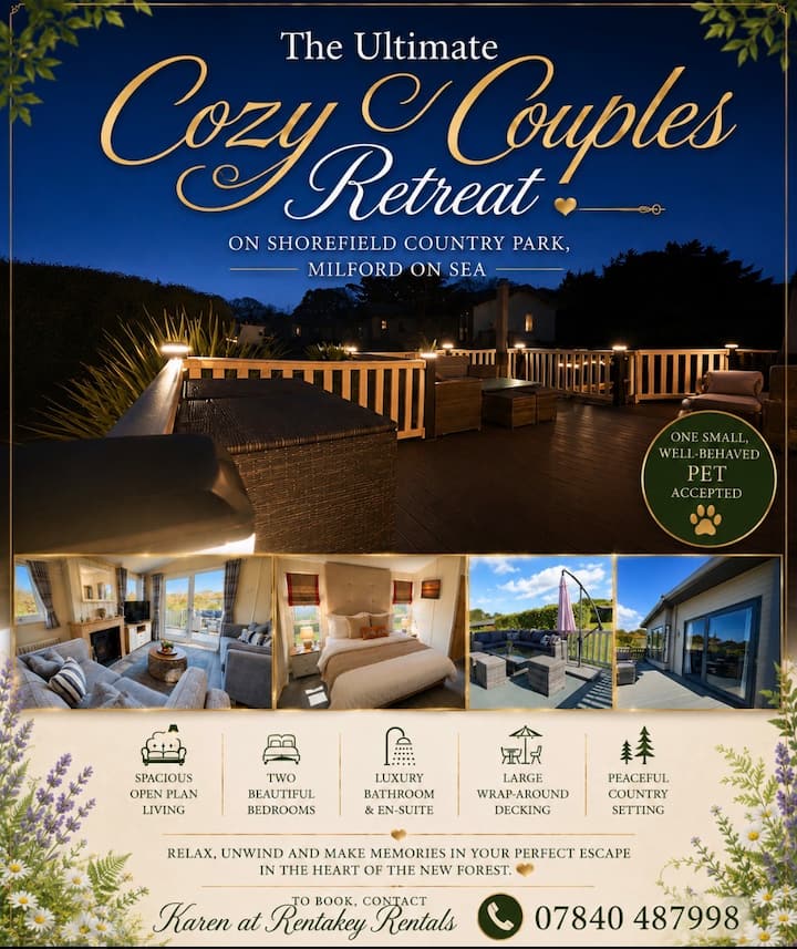 Ultimate 5*luxury Cosy Couples Retreat Shorefields - Lymington