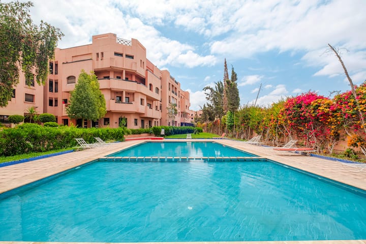 1ch. Piscine. Jardin. Gym Vintage Marrakech - Marokko