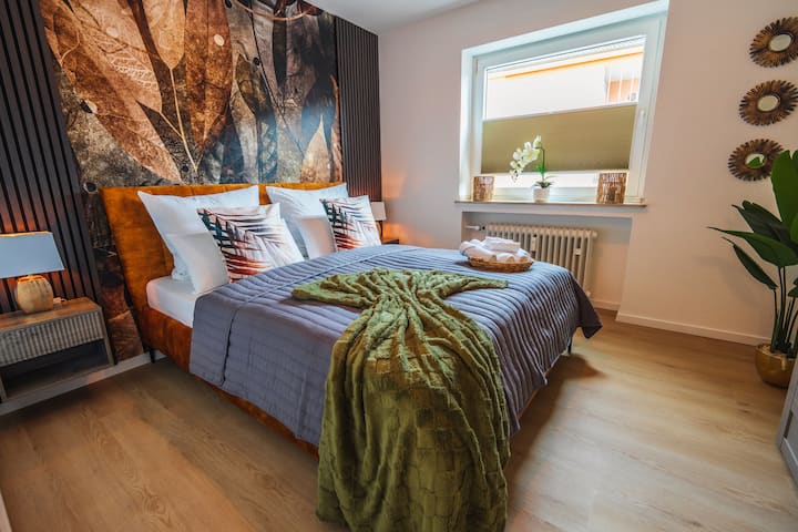 ☆ Unser Queen-Size-Bett – ein Ort der Ruhe, Geborgenheit und erholsamer Nächte, perfekt zum Einkuscheln und Wohlfühlen ☆