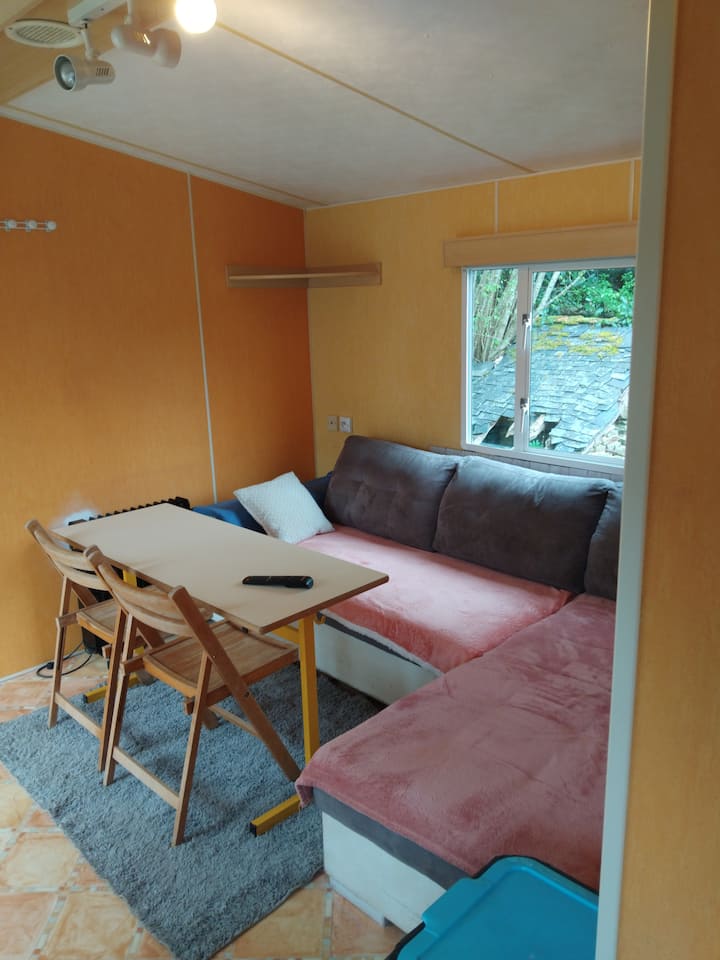 Mobile Home 5 Per Avec Avec Chauffage Et Terrasse - Huelgoat