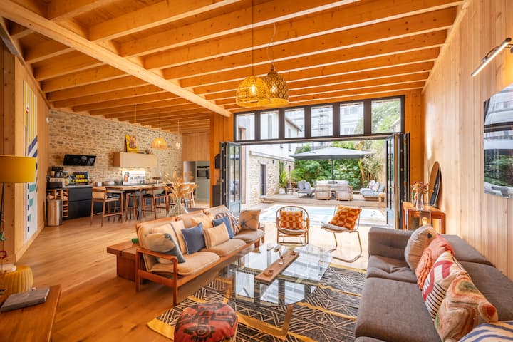 Loft D’exception•spa De Nage & Patio Privé•parking - Vannes
