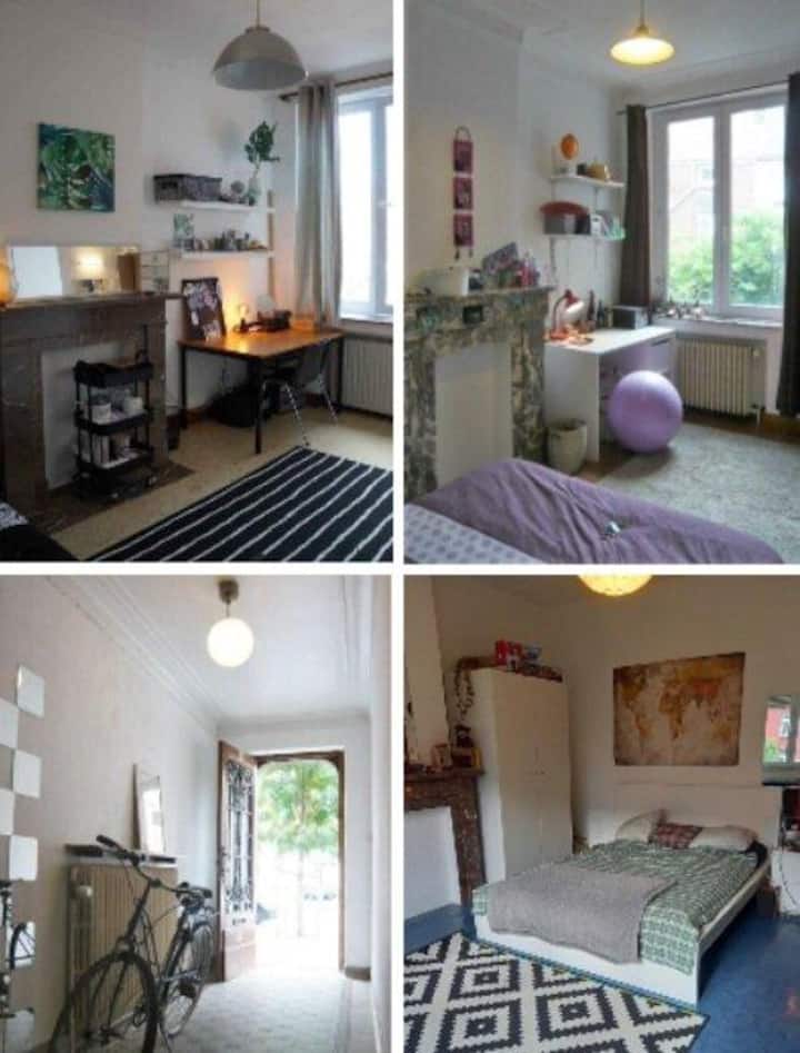 Chambre Idéale Pour Rayonner. Lumineuse Pratique - Liège