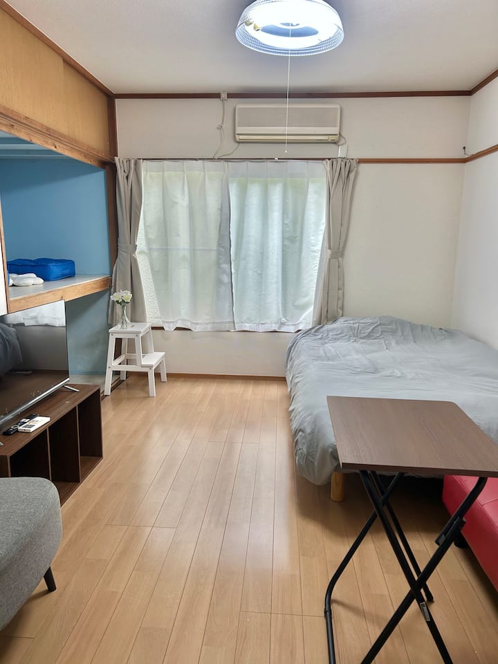 【マンスリー歓迎】駅徒歩７分｜コンビニ・飲食店徒歩5分｜丹沢登山・箱根｜高速wifi完備｜102号室 - Kanagawa