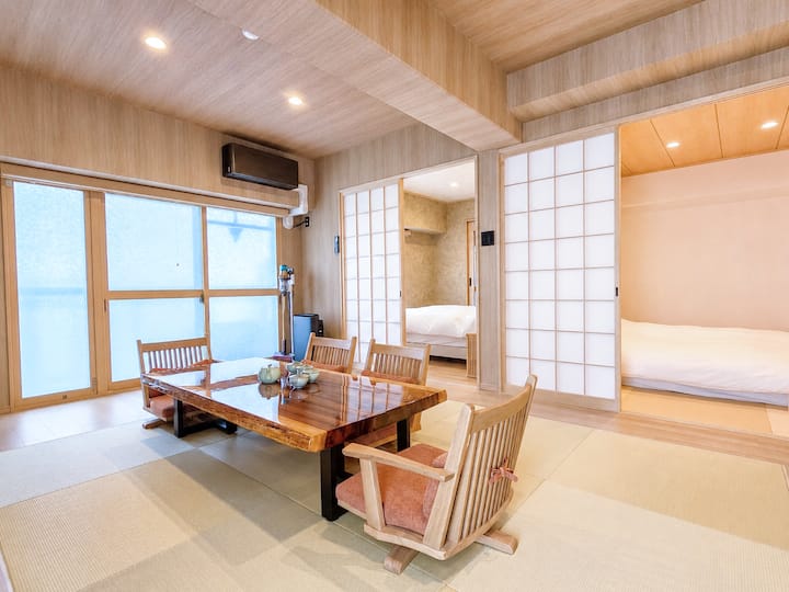 7 Guests 60㎡+40㎡ | 5 min Namba | 2 Bath & 2WC - Apartments for