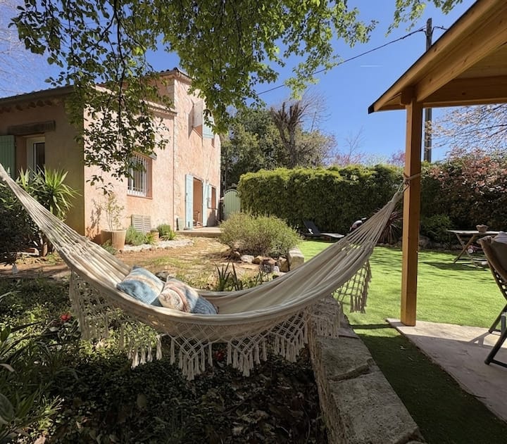 Maison Au Calme & Grand Jardin Centre-village - Roquefort-les-Pins
