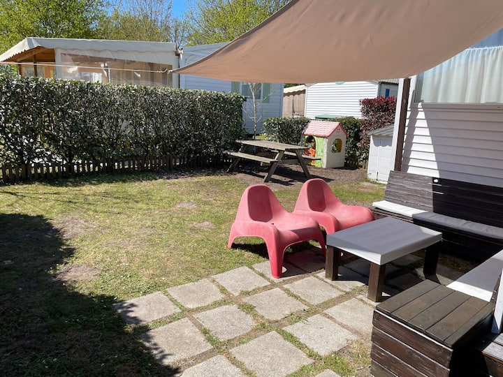 Mobil Home En Azur (Les Landes) - Soustons