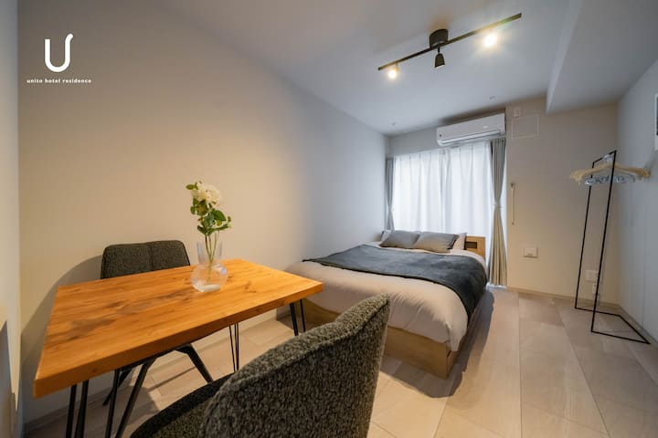 #308/21㎡/行徳駅徒歩7分/都心アクセス良好・長期滞在にも最適/unito Residence - Chiba Prefecture
