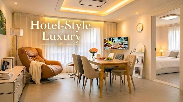[Private Luxury Stay] 지하철 5분｜욕조+안마의자｜홍대·명동·광화문·여의도 - 소사본동