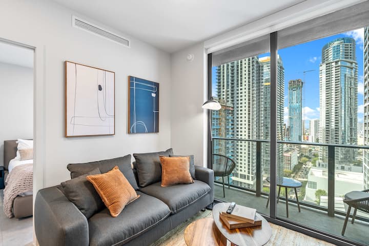 1br+den | Free Parking | Walk To Fifa Fan Fest - Miami